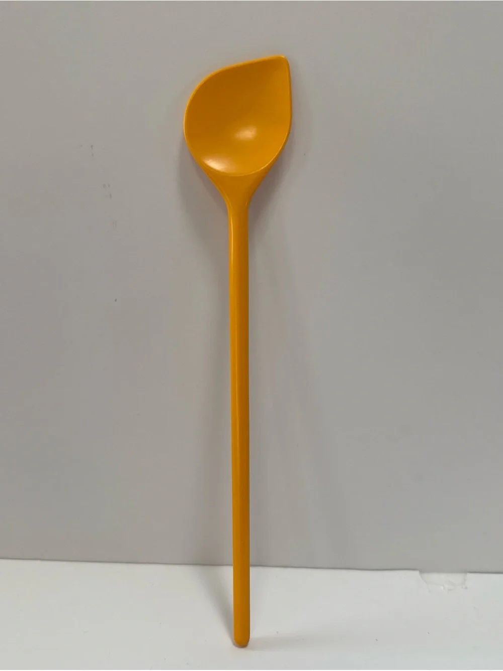 Yellow melamine Dr Oetker spoon slanted spoon